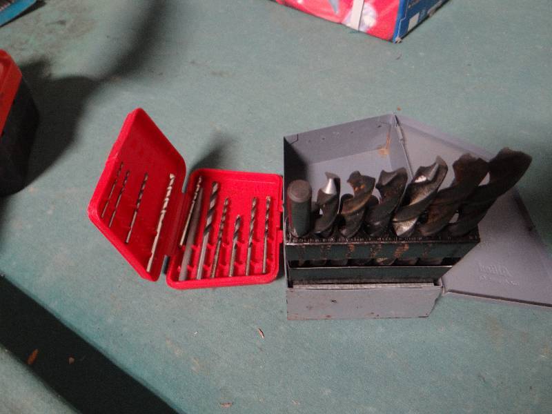 lot 599 image: 2 sets of drill bits