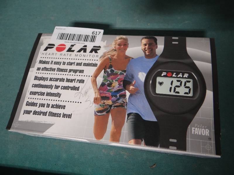 lot 617 image: Polar heart rate monitor watch- New in box