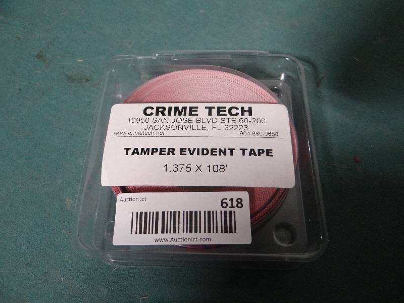 lot 618 image: Crime Tech EVIDENCE tape