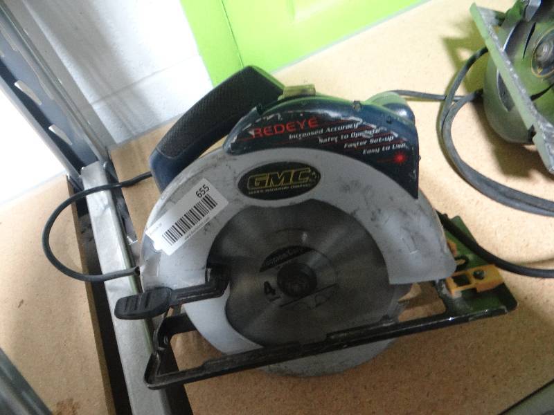 lot 655 image: GMC circular saw