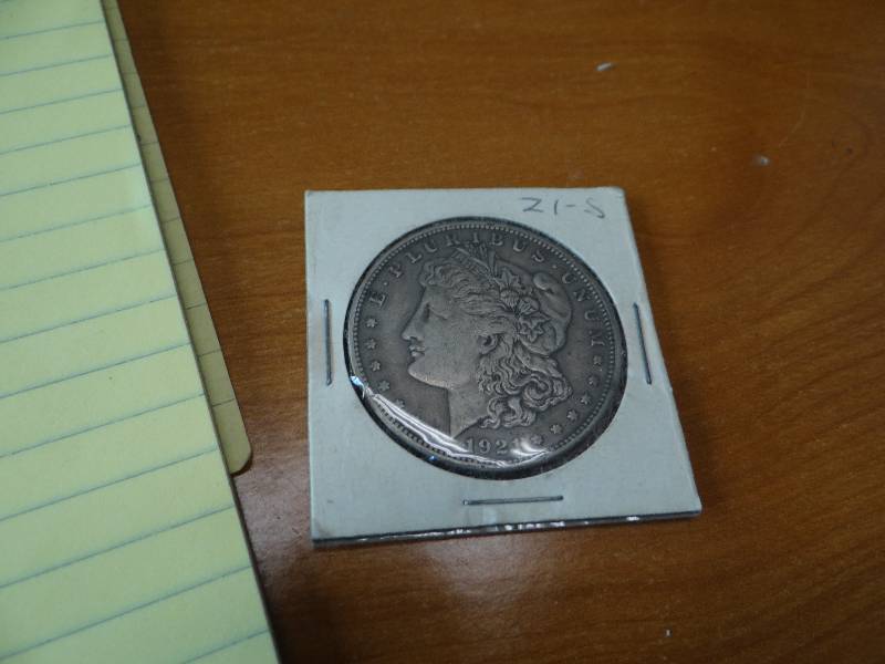 lot 406 image: 1921-s silver dollar