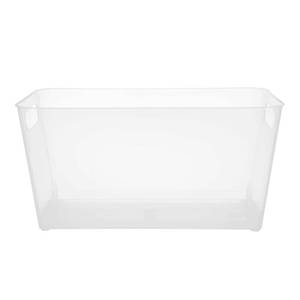 lot 3560 image: Kenney Storage Made Simple Organizer Bin with Handles, Clear