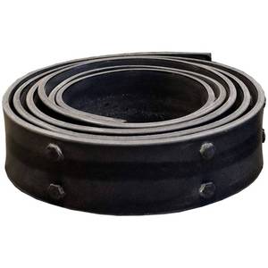 lot 3566 image: Ekena Millwork BMSTRF03X48TRBL Flexible Black Strap wBolts for Ekena Faux Wood Beams, 3in W x 48in L