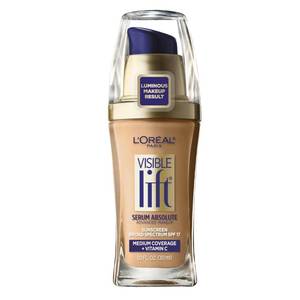 lot 4054 image: LftOreal Paris Visible Lift Serum Absolute Foundation, Buff Beige, 1 Ounce