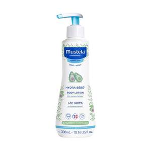 lot 4076 image: Mustela Hydra Bebe Body Lotion Daily Moisturizing Baby Lotion with Natural Avocado, Jojoba and Sunflower Oil,10.14 Fl Oz (Pack of 1)