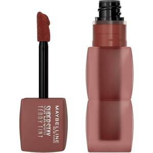 lot 4108 image: MAYBELLINE Super Stay Teddy Lip Tint, Long Lasting Matte Lipstick For Up To 12HR Wear, Mascara Tear, 1 Count