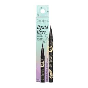 lot 4148 image: Pacifica Black Liquid Eyeliner Pen - Liquid Line - Felt tip, Smudge Proof Eyeliner - Water Resistant Gel Makeup Eye Liner - Matte Fine Tip Clean Beauty Vegan and Cruelty-Free Dermatologist Tested