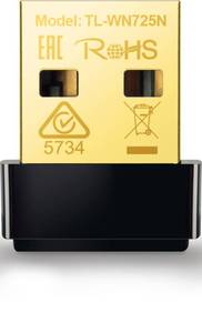 lot 4412 image: TP-Link USB WiFi Adapter for PC(TL-WN725N), N150 Wireless Network Adapter for Desktop - Nano Size WiFi Dongle for Windows 1110788.1XP Mac OS 10.9-10.15 Linux Kernel 2.6.18-4.4.3, 2.4GHz Only