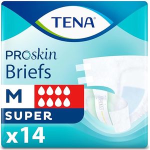 lot 5448 image: TENA ProSkin Unisex Incontinence Adult Diapers, Maximum Absorbency, Medium, 14 ct