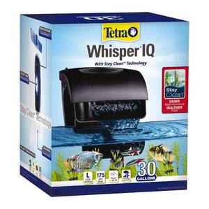 lot 5481 image: Tetra Whisper IQ Power Filter, 175 GPH, with Stay Clean Technology, 30 Gallons