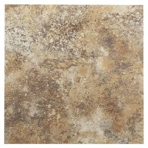 lot 5498 image: Sterling Self Adhesive 12-Inch Vinyl Floor Tiles, 20 Tiles - 12in x 12in, Granite Pattern - Peel and Stick, DIY Flooring for Kitchen, Dining Room, Bedrooms and Bathrooms by Achim Home Decor
