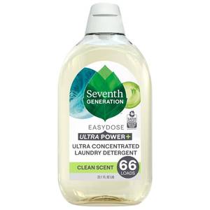 lot 6137 image: Seventh Generation Laundry Detergent, 23 oz (66 Loads) Ultra Concentrated EasyDose, Power Clean Scent