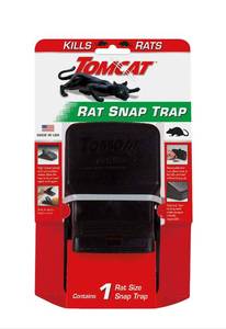 lot 6139 image: Tomcat Rat Snap Trap, 1 Rat Size Trap - Reusable - Effectively Kill Rats - Ideal for Home and Farm Use