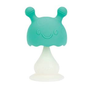 lot 6402 image: Nuby Super Soft Silicone Teether with Suction Base - Visually Stimulating and Easy to Grasp Toy for Baby Teething Relief - 3 Months