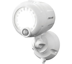 lot 6420 image: Beams MB360XT 200 Lumen Wireless Battery Operated Powered Motion Sensing LED Spotlight, 1-Pack, White (B01KLSSVII)