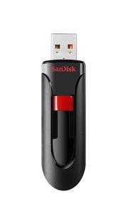 lot 6430 image: SanDisk 64GB Cruzer Glide USB 2.0 Flash Drive - SDCZ60-064G-B35, Black