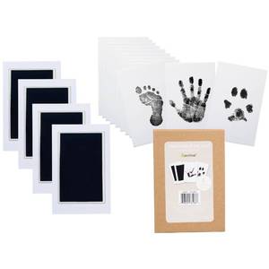 lot 6454 image: Pearhead 4-Pack Clean-Touch Ink Pad Kit, Mess-Free Inkless Hand and Footprint Kit, Baby Foot Printing Kit, Cat and Dog Paw Print Kit, Suitable for Babies and Pets