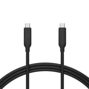 lot 6456 image: Amazon Basics USB-C to USB-C 4 Fast Charger Cable, 40 Gbps, 8K Video, 240W, USB-IF Cert, Thunderbolt 43 Compatible, for Apple iPhone 1615, iPad, Samsung Galaxy, Tablets, Laptops, 3.3 foot, Black