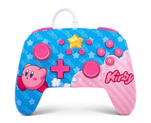 lot 6467 image: PowerA Enhanced Wired Controller for Nintendo Switch - Kirby