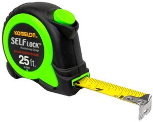 lot 6479 image: Komelon SL2825 Self Lock 25-Foot Power Tape