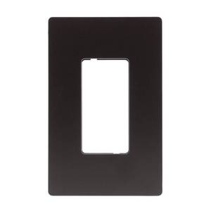 lot 6487 image: Legrand radiant RWP26BKCC6 Screwless Wall Plates, 1 Gang, One Decorator Rocker GFCI Cover, Black (1 Count)