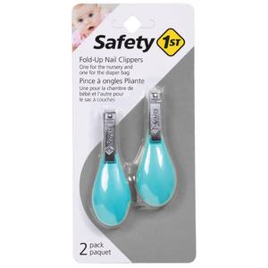 lot 6491 image: Safety 1st Fold-Up Nail Clipper, 2-Count - Colors May Vary