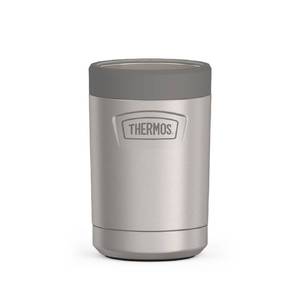 lot 8115 image: THERMOS ICON SERIES Beverage Can Insulator - 12 Ounce, Matte Stainless Steel - Vacuum Insulated