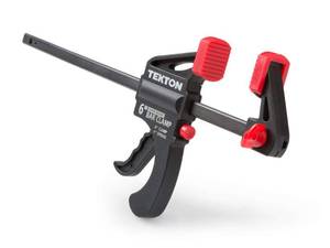 lot 8145 image: TEKTON 6 Inch Ratchet Bar Clamp  9 Inch Spreader  39180