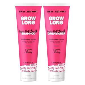 lot 8151 image: Marc Anthony Shampoo and Conditioner Set, Grow Long Biotin - Anti-Frizz Deep Conditioner For Split Ends and Breakage - Vitamin E, Caffeine and Ginseng for Curly, Dry and Damaged Hair