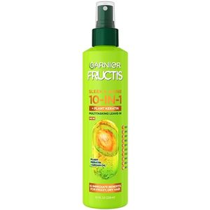 lot 8177 image: Garnier Fructis Sleek and Shine 10-in-1 for Frizzy, Dry Hair, Plant Keratin, 8.1 Fl Oz, 1 Count (Packaging May Vary)