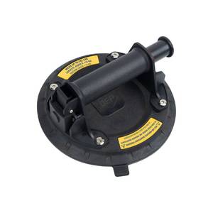 lot 9006 image: QEP 8in Pump Suction Cup with Safety Gauge - 285 Lbs. Lifting Capacity