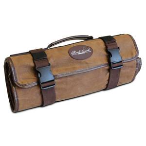 lot 9029 image: Rush Creek Creations Gun Cleaning Mat - Portable, Waxed Canvas, Handle, Weather Resistant Gun Cleaning and Shooting Mat