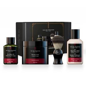 lot 9032 image: The Art of Shaving Sandalwood Shaving Kit for Men - The Perfect Gift for The Perfect Shave with Shaving Cream, Shaving Brush, After Shave Balm, and Pre Shave Oil,4 Piece (Pack of 1) - Retail $110.19