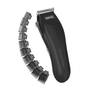 lot 9037 image: Wahl Menfts Cordless Hair Clippers, Lithium-Ion Rechargeable Kit � 2-Hour Run Time, 15-Minute Quick Charge, Self-Sharpening Precision Blades, Hair Trimmer for Men - Model 79608