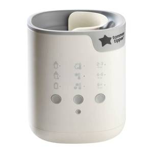lot 9050 image: Tommee Tippee Multiwarm Bottle and Pouch Warmer, Warms Baby Feeds to Body Temperature in Minutes, Automatic Timer, White