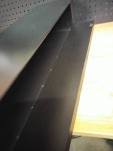 lot 9060 image: Black Drawer 30inX8in