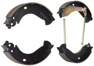 lot 9113 image: BOSCH BS815 Blue Drum Brake Shoe Set - Compatible With Select Chevrolet Colorado GMC Canyon Isuzu i-280, i-290, i-350, i-370 REAR
