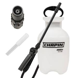 lot 9996 image: Chapin 20000 Made in USA 1 -Gallon Lawn and Garden Pump Pressured Sprayer, for Spraying Plants, Garden Watering, Weeds and Pests, Polypropylene, Translucent White