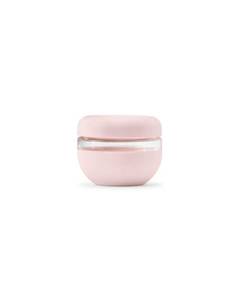 lot 10098 image: WandP Porter Seal Tight Lunch Bowl Container w Lid  Blush 16 Ounces  Leak and Spill Proof, Soup and Stew Food Storage, Meal Prep, Airtight, Microwave and Dishwasher Safe, BPA-Free Glass