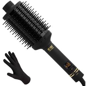 lot 10121 image: HOT TOOLS Pro Artist Heated Hair Styling Oval Brush, BlackGold