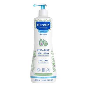 lot 10122 image: Mustela Hydra Bebe Body Lotion - Daily Moisturizing Baby Lotion with Natural Avocado, Jojoba and Sunflower Oil � 25.35 fl. oz.