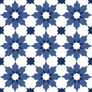 lot 10132 image: FloorPops Zellige Peel and Stick Floor Tiles, Blue