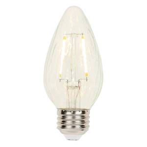 lot 10142 image: Westinghouse 3319300 25-Watt Equivalent F15 Dimmable Clear Filament LED Light Bulb with Medium Base 4 Pack