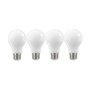 lot 10164 image: Satco S12439 A19 LED 3-Bulb Value Pack, 75W Replacement, 3000K, White