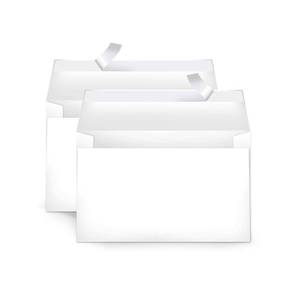 lot 10190 image: Amazon Basics A9 Blank Invitation Envelopes with Peel and Seal Closure, 5-34 x 8-34 Inches, White - Pack of 100