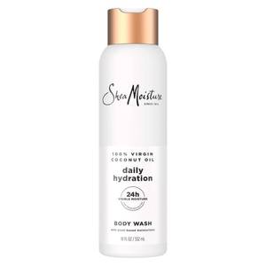 lot 10217 image: SheaMoisture Virgin Coconut Oil Body Wash Nourish and Replenish Skin Daily Hydrating body wash for 24H Visible Moisture for Healthy, Glowing Skin 18 oz