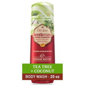 lot 10254 image: Old Spice Super Hydration GentleMan�s Body Wash, 247 Renewing Moisture, Gentle on Skin, Fiji with Palm Tree  Coconut Scent, 20 fl oz
