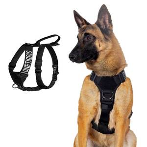 lot 10262 image: Dog Harness, No Pull Dog Harness, Lightweight Dog Harness Perfect for Walking Hiking All-Day Wear with Small, Medium and Large Dogs(Black,M)