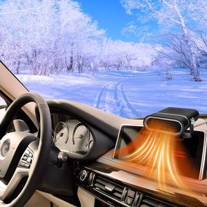 lot 10265 image: A 12V 150W Car Heater for Vehicle,2024 Faster HeatingandPurifying 2 in1 Car Heater that Plugs into Cigarette Lighter,360° Rotary Base,Portable Windshield Defogger and Defroster