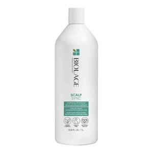 lot 10268 image: Biolage Scalp Sync Clarifying Shampoo - Residue and Buildup Remover, For Oily Scalp, Fermented Tea and Glycolic Acid, Vegan and Paraben-Free